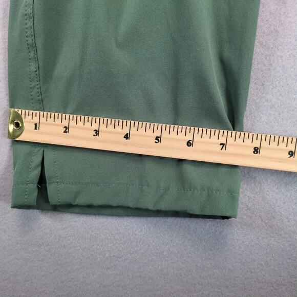 Eddie Bauer Traveler Ankle Pants Women's XL Green Lightweight Stretch UPF 50+ - Picture 9 of 10